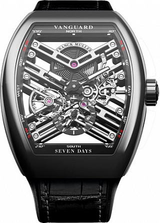 Buy Replica Franck Muller Vanguard Skeleton Stainless steel V 45 S6 SQT watch